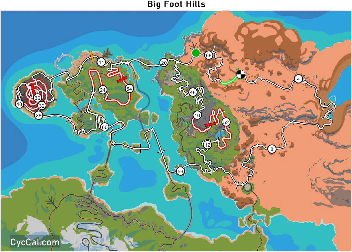 Big_Foot_Hills_map